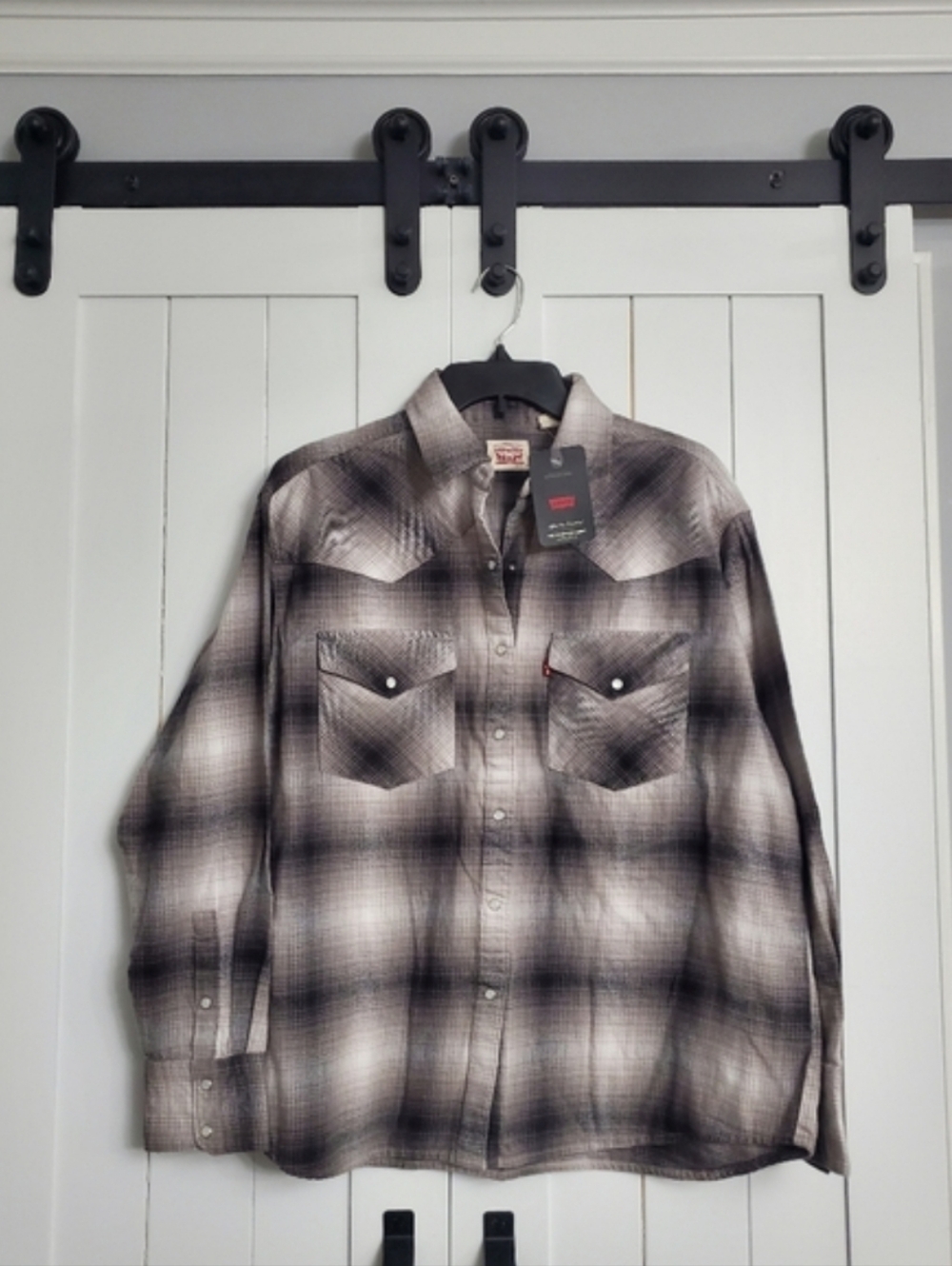 Levi's Women's Dylan Relaxed Oversized Western Shirt. NEW!